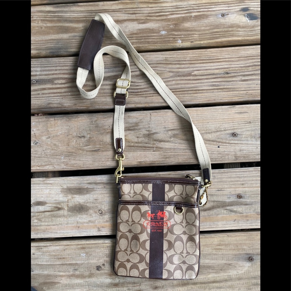 Coach Signature Canvas Crossbody